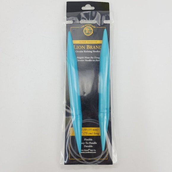 New Lion Brand Circular Knitting Needles Size US 19 (15 mm) 29" (75 cm) Long - Picture 1 of 6
